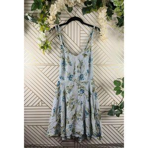 Urban Outfitters Floral Criss Cross Back Flowy Dress Size 8